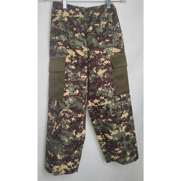 Soldier Uniform Costume Halloween USA Military Green Army Camo BDU Size 4-6 - Picture 8 of 9